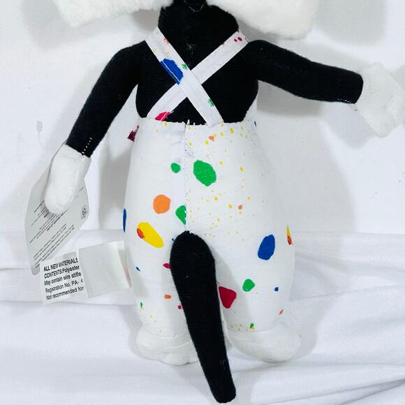 Looney Tunes Sylvester the Cat Painters Outfit Plush Vintage 1998 10" New w Tags - Picture 6 of 10